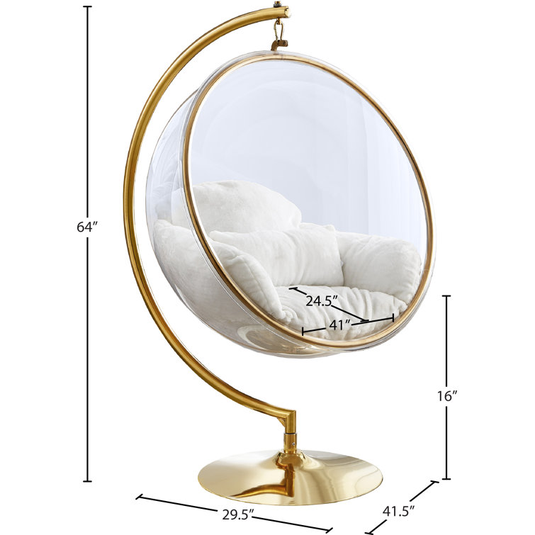 Luna star discount parchment hanging chair